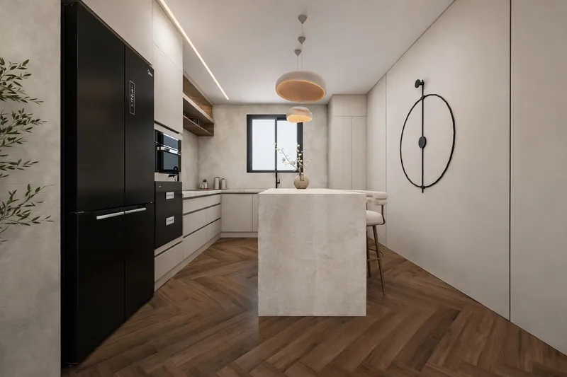 מטבח יוקרתי בעיצוב IMRI ARCHITECTURE